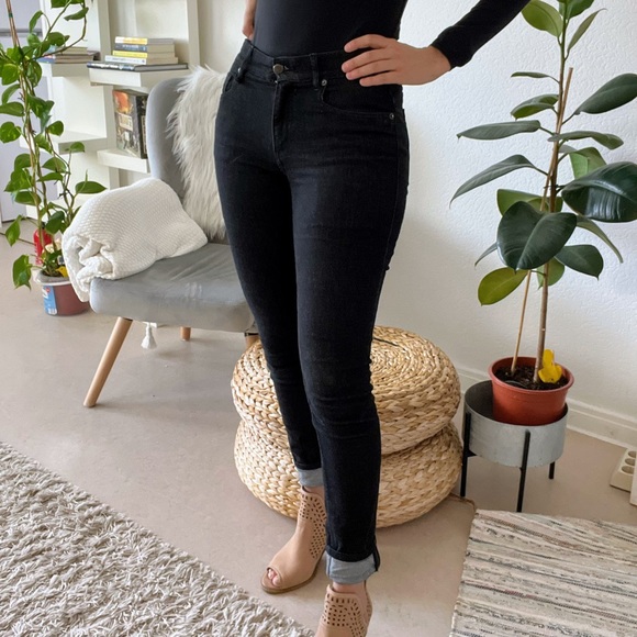 Edasi Denim Soft Black Jeans - Picture 1 of 9